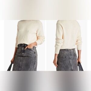 Vince Cotton Blend Knit Sweater NWT